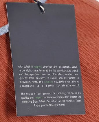 Suitable respect polo tip ferry terracotta | Regular-fit