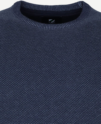 Suitable respect pullover jean donkerblauw