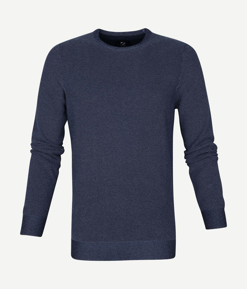 Suitable respect pullover jean donkerblauw