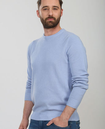 Suitable respect pullover jean lichtblauw