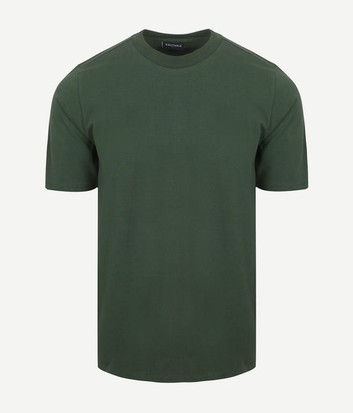 Suitable respect t-shirt hi donkergroen