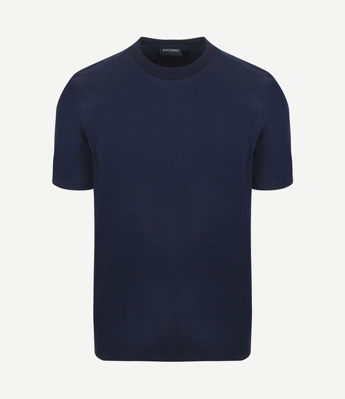 Respect t-shirt hi donkerblauw