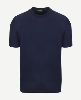 Respect t-shirt hi donkerblauw