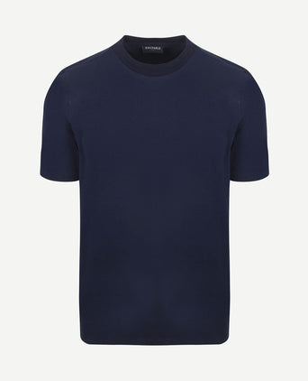 Respect t-shirt hi donkerblauw