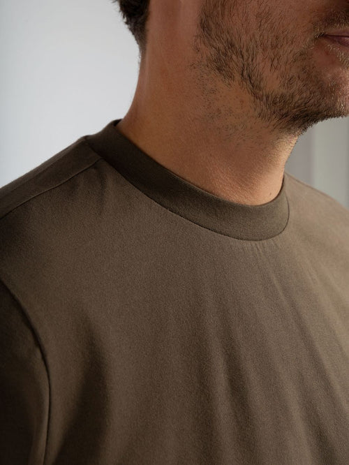 Suitable respect t-shirt hi taupe