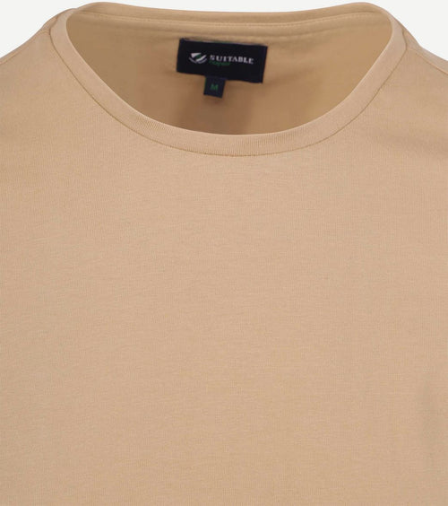 Suitable respect t-shirt Jim beige