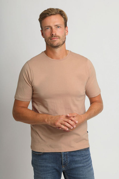 Suitable respect t-shirt Jim beige