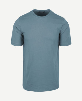 Respect t-shirt Jim blauw