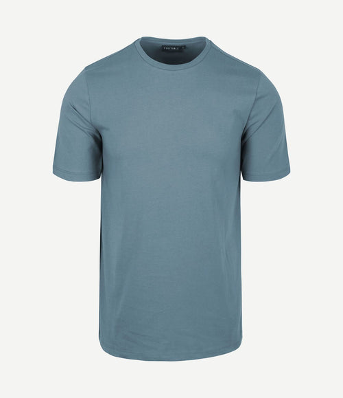 Respect t-shirt Jim blauw