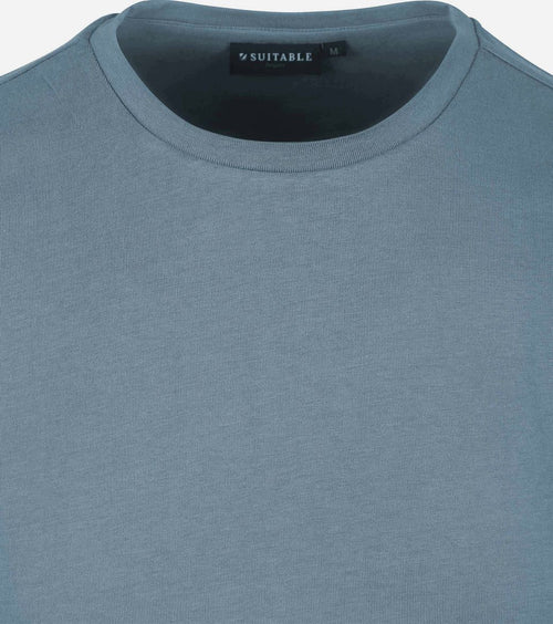 Suitable respect t-shirt Jim blauw