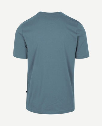 Respect t-shirt Jim blauw