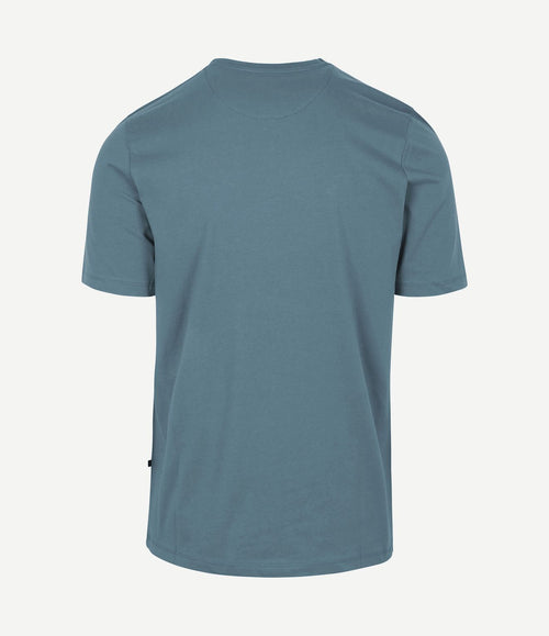 Respect t-shirt Jim blauw