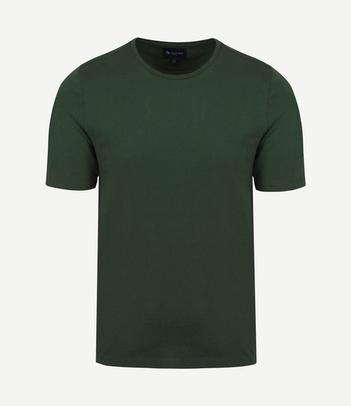 Respect t-shirt Jim donkergroen