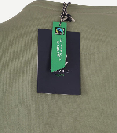 Suitable respect t-shirt Jim groen