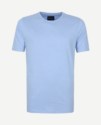 Respect t-shirt Jim lichtblauw