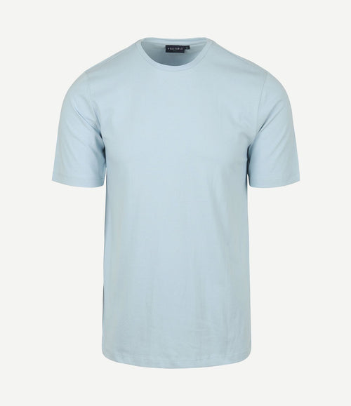 Respect t-shirt Jim lichtblauw
