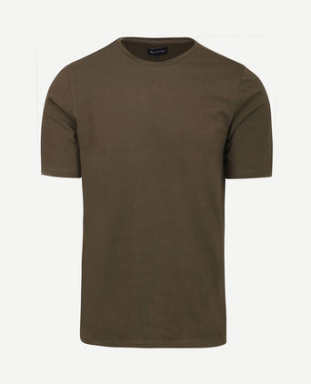 Respect t-shirt Jim olijf groen