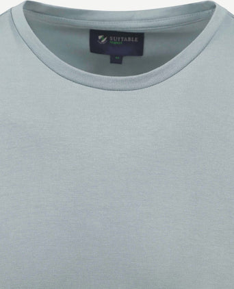 Suitable respect t-shirt Jim steel groen