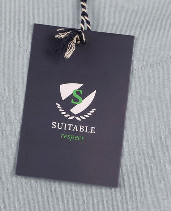 Suitable respect t-shirt Jim steel groen