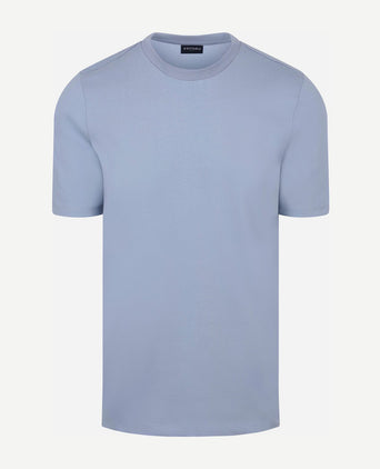 Respect t-shirt tim lichtblauw