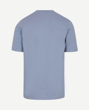 Respect t-shirt tim lichtblauw