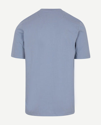 Respect t-shirt tim lichtblauw