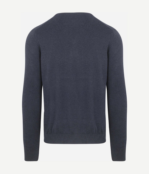 Suitable respect vinir pullover melange donkerblauw