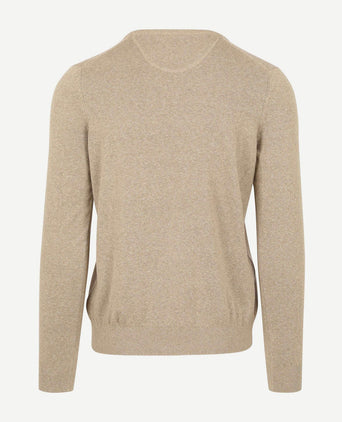 Respect vinir pullover melange sand