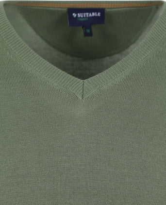 Suitable respect vinir pullover mid groen