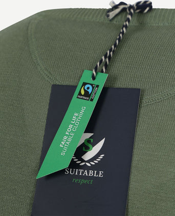 Suitable respect vinir pullover mid groen