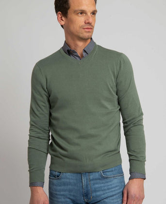 Suitable respect vinir pullover mid groen