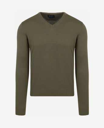 Respect vinir pullover olijfgroen