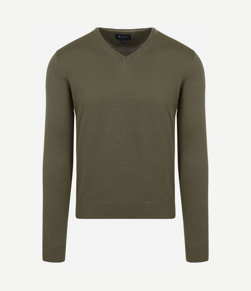 Respect vinir pullover olijfgroen