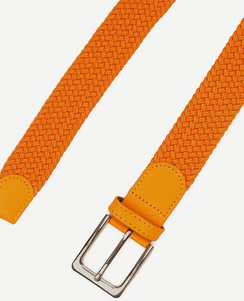 Suitable geweven riem oranje