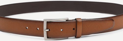 Suitable riem structuur leer bruin