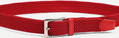 Geweven riem rood