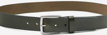 Leren riem groen washed