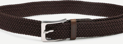 Geweven riem bruin
