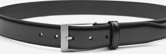 Riem zwart leer 010