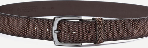 Riem structuur leer bruin