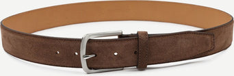 Riem suède leer bruin