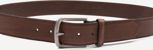 Suitable riem casual donkerbruin