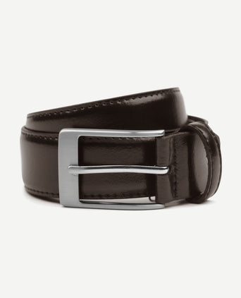 Riem donkerbruin leer 023