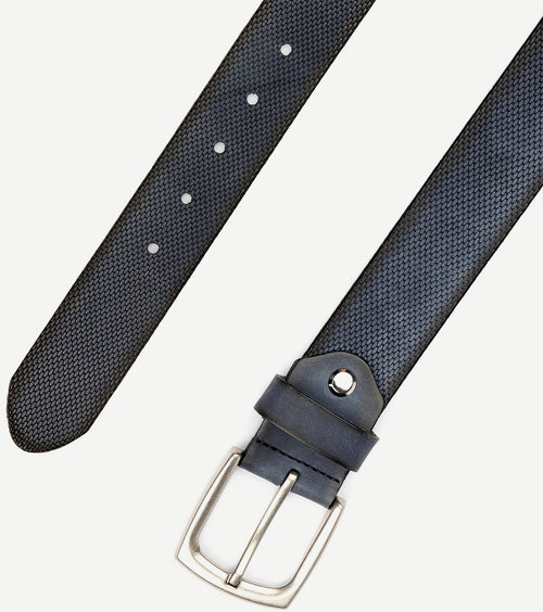 Suitable riem leer blauw
