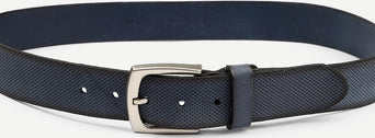 Suitable riem leer blauw