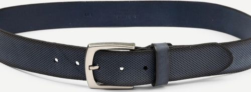 Suitable riem leer blauw