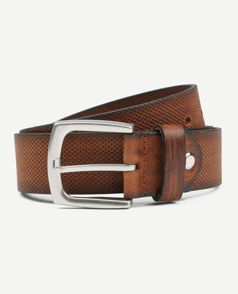 Riem leer cognac bruin