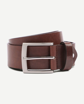 Riem leer donkerbruin