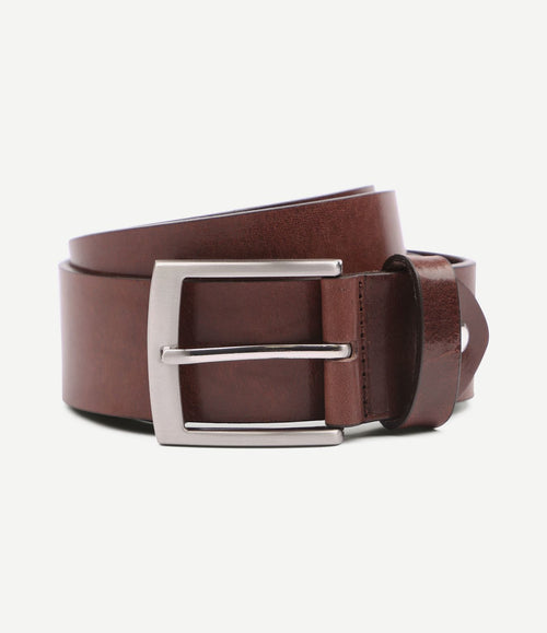 Riem leer donkerbruin