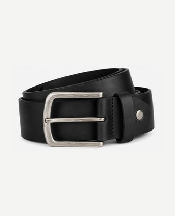 Riem leer zwart